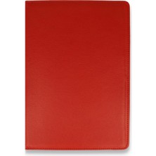 Marsilyan Huawei Matepad Se Kılıf 360 Tablet Deri Kılıf - Kırmızı