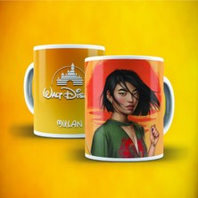 Galaxy Dijital Disney Mulan Baskılı Kupa Bardak