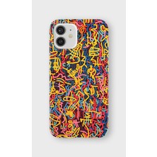 Lelia iPhone 12 Mini Uyumlu Baskılı Şeffaf Telefon Kılıfı | Koleksiyon: Oneline Essence