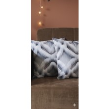 Özdağ Home Concept 3D Dijital Baskı Premium Kumaş Kırlent Kılıfı 43X43 cm 2’li Set  Dekoratif Yastık