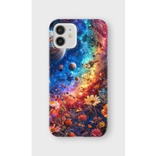 Lelia iPhone 12 Mini Uyumlu Baskılı Şeffaf Telefon Kılıfı | Koleksiyon: Cosmicwhisper Skyset