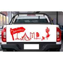 Sticker Dizayn Kamp Adventure Sticker - Araba Oto Motosiklet Pickup Karavan Sticker - 00127