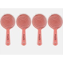 Nascita Tarak ( 4 Adet Fırça Pro Üç Boyut Oval Saç Fırçası )