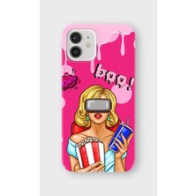 Lelia iPhone 12 Uyumlu Baskılı Şeffaf Telefon Kılıfı | Koleksiyon: Queenmode Femme