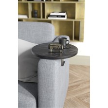 Yan Sehpa Ayarlanabilir Tepsi Dekoratif Modern Tepsi Bendir