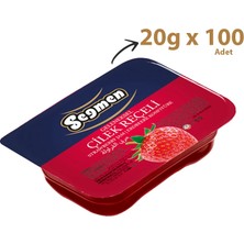 Seğmen Çilek Reçeli Piknik 20g (100’lü)