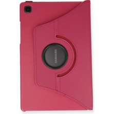 Marsilyan Samsung Galaxy T500 Tab A7 10.4 Kılıf 360 Tablet Deri Kılıf - Pembe