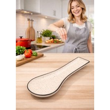 Kitchen Pembelia Seramik Kirli Kaşıklık Altlığı Kepçe Kaşık Nihalesi Kaşık Altlığı