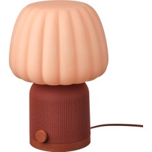 Hobiurun Bluetooth Hoparlörlü Lamba, Kırmızı-Kahverengi-Pembe, 38 cm