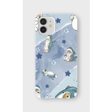 Lelia iPhone 12 Uyumlu Baskılı Şeffaf Telefon Kılıfı | Koleksiyon: Cute Animals