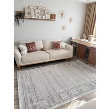 Gülcem Home Andromeda Helen, Sanatsal Ipeksi Viskon Triko Akrilik Dokuma Sarayhan Oturma Odası ve Salon Halısı