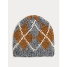 Marks & Spencer Tüylü Argyle Desenli Bere