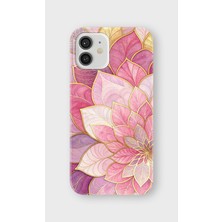 Lelia iPhone 12 Uyumlu Baskılı Şeffaf Telefon Kılıfı | Koleksiyon: Colorwave Flux