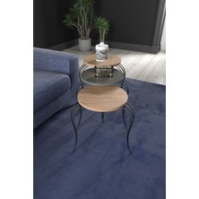 Zigon Sehpa Lükens Antrasit Ceviz