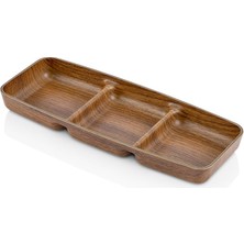 Evelin 3 Bölmeli Pukhet Sosluk Çerezlik