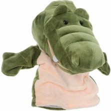 Ofisinn El Kuklası Hayvan Figürlü Timsah Hareketli Ağızlı El Kuklası