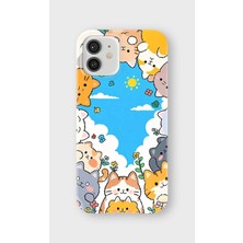Lelia iPhone 12 Mini Uyumlu Baskılı Şeffaf Telefon Kılıfı | Koleksiyon: Kawaiimilk Dreamies