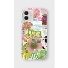 Lelia iPhone 12 Mini Uyumlu Baskılı Şeffaf Telefon Kılıfı | Koleksiyon: Zodiacmuse Celestia