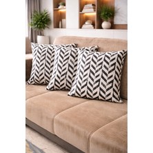 Özdağ Home Concept 3D Dijital Baskı Premium Kumaş Kırlent Kılıfı 43X43 cm 2’li Set  Dekoratif Yastık