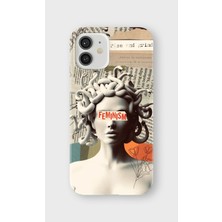 Lelia iPhone 12 Uyumlu Baskılı Şeffaf Telefon Kılıfı | Koleksiyon: Queenmode Femme