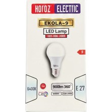 Horoz 9W Beyaz LED Ampul 900LUMEN 5 ADET