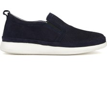 Ziya, Erkek Hakiki Deri Konfor Ayakkabı 1611002Z26092 Lacivert