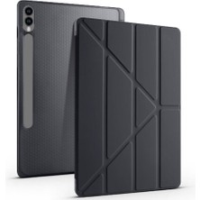 Dexmon Samsung Galaxy Tab S9 Plus / S9 Fe Plus Uyumlu Zore Tri Folding Kalem Bölmeli Standlı Tablet Kılıfı