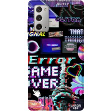 Lelia Samsung Galaxy Note 20 Uyumlu Baskılı Şeffaf Telefon Kılıfı | Koleksiyon: Neondream District