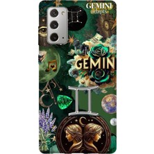 Lelia Samsung Galaxy Note 20 Uyumlu Baskılı Şeffaf Telefon Kılıfı | Koleksiyon: Zodiacmuse Celestia