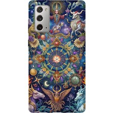 Lelia Samsung Galaxy Note 20 Uyumlu Baskılı Şeffaf Telefon Kılıfı | Koleksiyon: Zodiacmuse Celestia