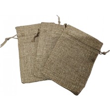 Özer Kutu Jüt Hasır 25 Adet 9X12 cm Boy Takı, Altın ve Hediye Kesesi