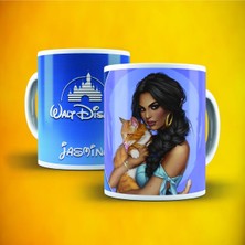 Galaxy Dijital Disney Jasmine Baskılı Kupa Bardak