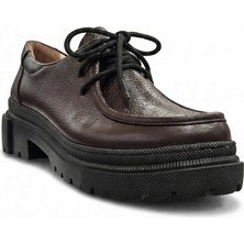 Ustalar Ayakkabı Kahverengi Kadın Hakiki Deri Ayakkabı 074.2054