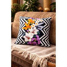 Özdağ Home Concept 3D Dijital Baskı Premium Kumaş Kırlent Kılıfı 43X43 cm 2’li Set–dekoratif Yastık