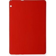 Marsilyan Huawei Mediapad T5 10 Kılıf Evo Tablet Silikon - Kırmızı