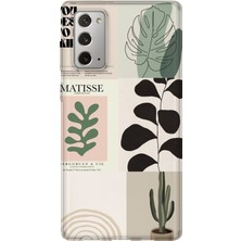 Lelia Samsung Galaxy Note 20 Uyumlu Baskılı Şeffaf Telefon Kılıfı | Koleksiyon: Oneline Essence