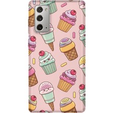 Lelia Samsung Galaxy Note 20 Uyumlu Baskılı Şeffaf Telefon Kılıfı | Koleksiyon: Kawaiimilk Dreamies