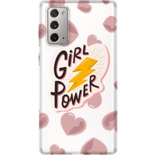 Lelia Samsung Galaxy Note 20 Uyumlu Baskılı Şeffaf Telefon Kılıfı | Koleksiyon: Queenmode Femme