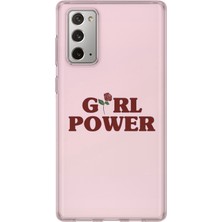 Lelia Samsung Galaxy Note 20 Uyumlu Baskılı Şeffaf Telefon Kılıfı | Koleksiyon: Queenmode Femme