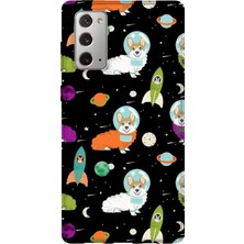 Lelia Samsung Galaxy Note 20 Uyumlu Baskılı Şeffaf Telefon Kılıfı | Koleksiyon: Pawprint Stories