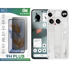 ECR MOBILE Nothing Phone 3 ile Uyumlu Mat Hayalet (Privacy) 9h Kırılmaz Nano Ekran Koruyucu