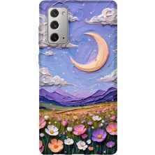 Lelia Samsung Galaxy Note 20 Uyumlu Baskılı Şeffaf Telefon Kılıfı | Koleksiyon: Pastelbloom Soft Series