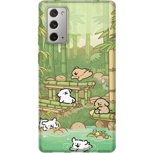 Lelia Samsung Galaxy Note 20 Uyumlu Baskılı Şeffaf Telefon Kılıfı | Koleksiyon: Cute Animals