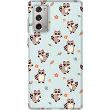 Lelia Samsung Galaxy Note 20 Uyumlu Baskılı Şeffaf Telefon Kılıfı | Koleksiyon: Cute Animals
