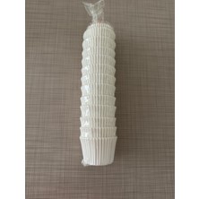Zuzu Pasta Malzemeleri Cupcake Muffin Kapsülü Büyük Boy 100'LÜ Beyaz