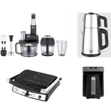 Fakir Mutfak Seti / Elektrikli Çeyiz Seti 4lü Avantaj Plus Set Black&silver