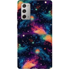 Lelia Samsung Galaxy Note 20 Uyumlu Baskılı Şeffaf Telefon Kılıfı | Koleksiyon: Cosmicwhisper Skyset