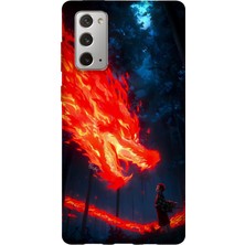 Lelia Samsung Galaxy Note 20 Uyumlu Baskılı Şeffaf Telefon Kılıfı | Koleksiyon: Animesoul Sketchbook