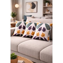 Özdağ Home Concept 3D Dijital Baskı Premium Kumaş Kırlent Kılıfı 43X43 cm 2’li Set–dekoratif Yastık