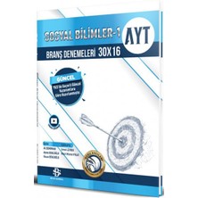 Heppy Ayt Sosyal Bilimler 30 x 16 Branş Deneme Bilgi Sarmal